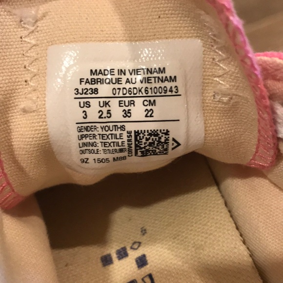 Converse all stars pink. - Picture 4 of 6
